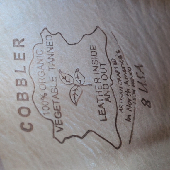 Bedstu sustainable brown leather  ankle boots, size 8 - Picture 13 of 15